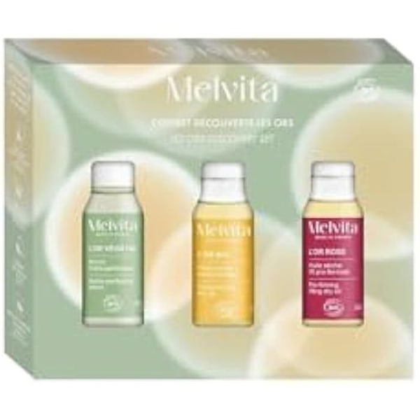 Behandlingssæt - MELVITA - Les Ors - Trio af ædle olier - Hydration - Miljøansvarlig