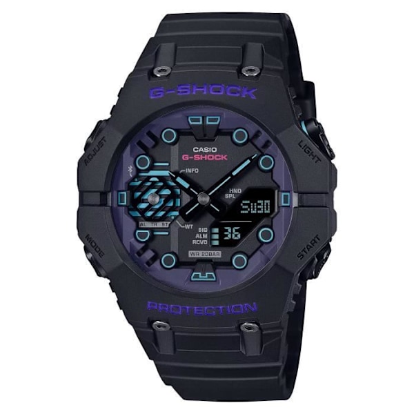 Casio Ur - Herre - GA-B001CBR-1AER - Vandtæt 20 Atm - Sort plastikrem Svart