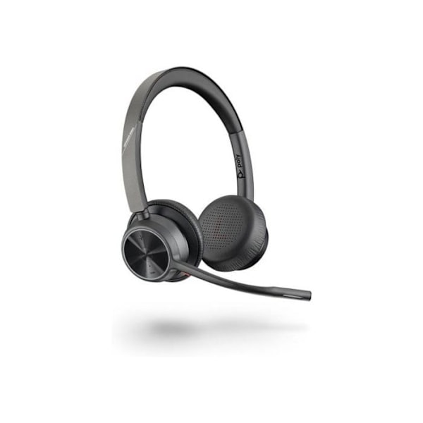 Headset - Bluetooth - trådløst - USB-A - Poly - Poly Voyager 4300 UC Series 4320 - Headset - on-ear - Bluetooth - sa