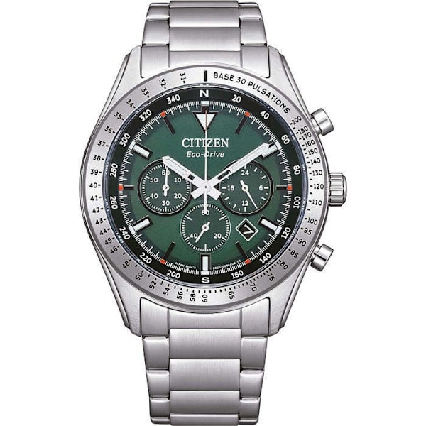 Kello - Vihreä Teräs - Citizen - CA4600-89X Silver Stål/Stål