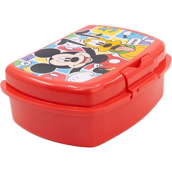 Sandwichboks - Tataway - Mickey Mouse - Rød - Barn - Genanvendeligt plastik Röd