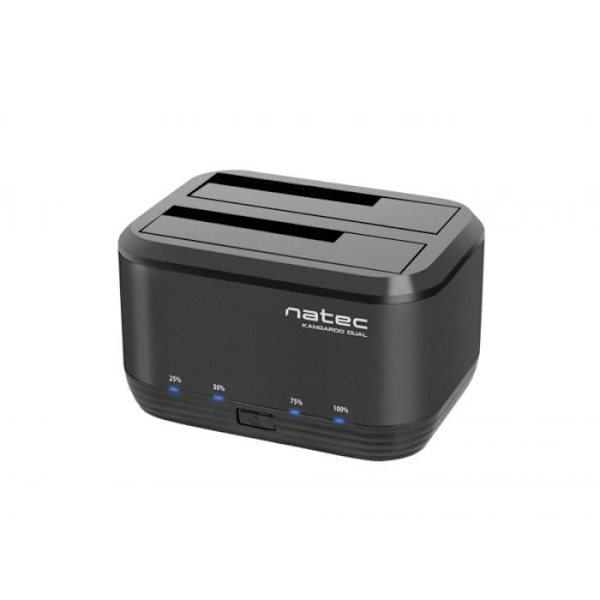 Natec Docking Station Kangaroo Dual 2.5/3.5 HDD USB 3.0 + AC Adapter - NSD-0955