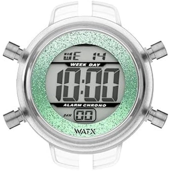 Klocka - WATX - RWA1535 - Vattentät 3 ATM - Läderrem - Digital display