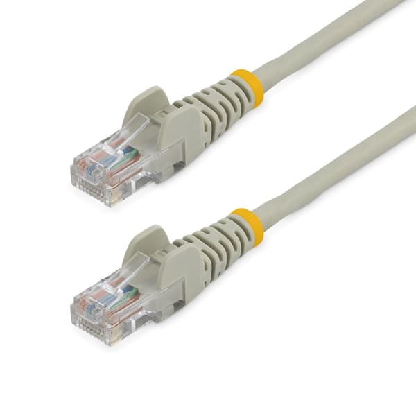 Cat5e UTP netværkskabel uden krog - STARTECH - 50 cm Grå - PoE kompatibel