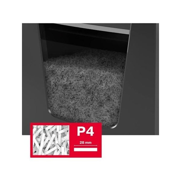 Papirshredder - Rexel - Momentum X420 - P4 - 20 ark - 30 L - Sort sort