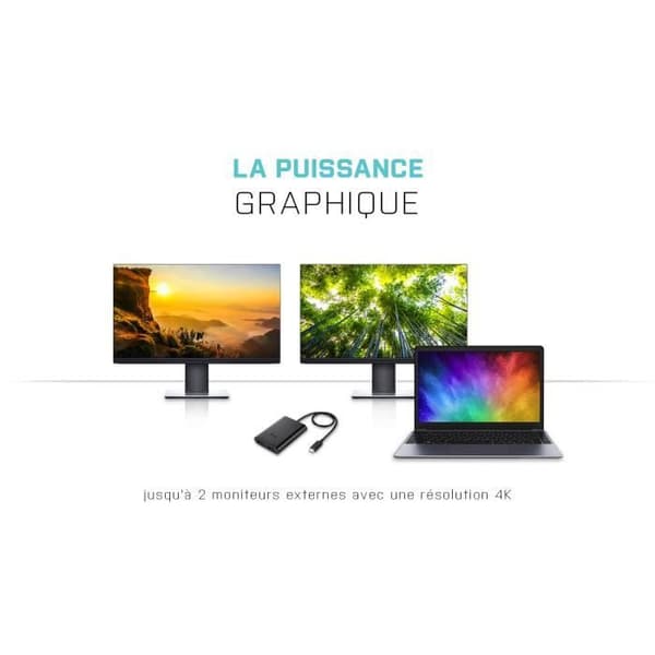 Videoadapteri - I-TEC - USB-C 2x HDMI - 4K Ultra HD - 30Hz - Yhteensopiva Thunderbolt 3