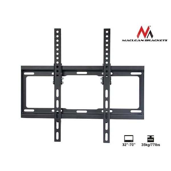 Support TV Maclean MC-605 - 32-80 tommer - VESA 600x400 - Sort