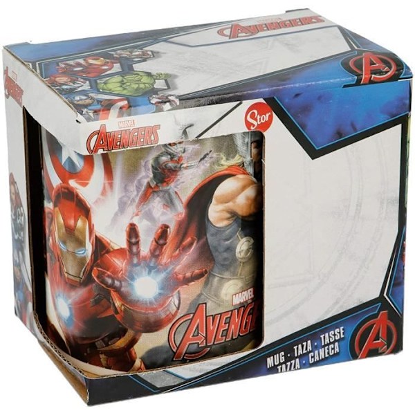 Krus - Stor - Avengers - 325 ml - Keramik - Flerfarvet - Barn Flerfärgad
