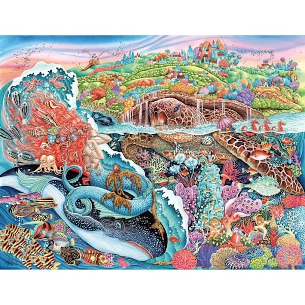 Pussel 2000 bitar, Pussel för vuxna, Från 14 år, Myten om Thalassa, Hav, 12001484, Ravensburger
