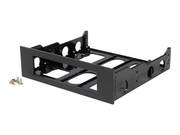 Adapter Harddisk Support - STARTECH - 3.5" til 5.25" - Sort - Lagerplads - P/N: PEX2EC35