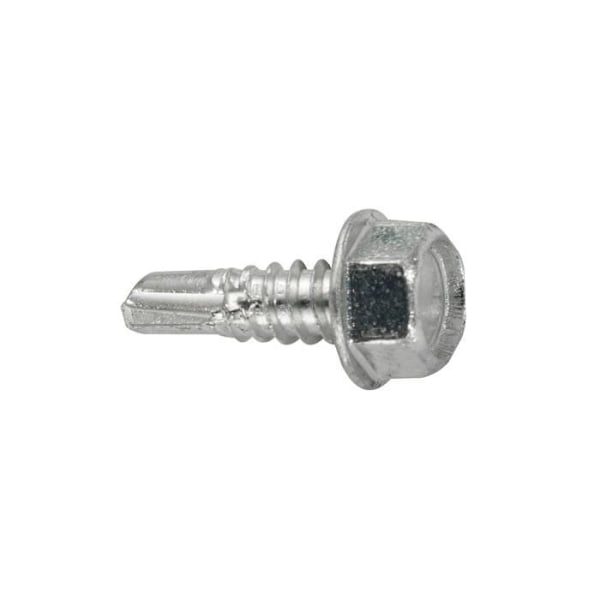 Selvskærende skruer til sekskantet metalplade - GENERISK - Box M 50 Enheder - 4,8x16mm - Forzinket