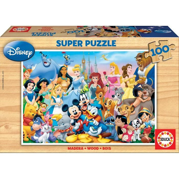 EDUCAT - Pussel 100 bitar - DISNEY