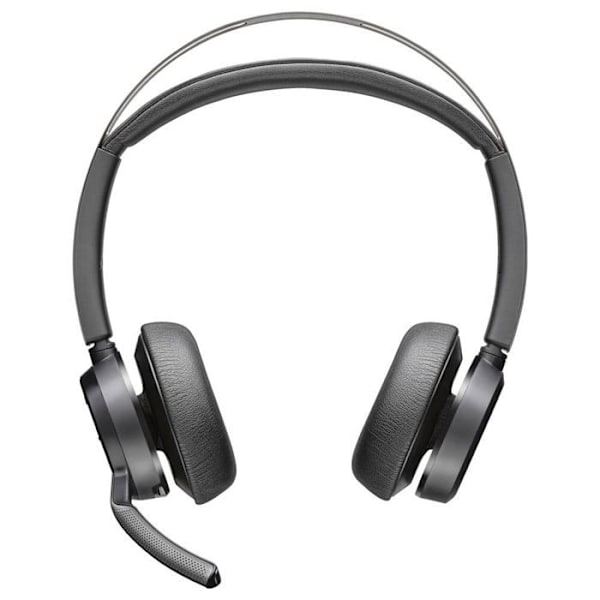HP Poly Voyager Focus 2 Bluetooth Stereo Over-ear Headset Black Noise Cancelling Headset Computer