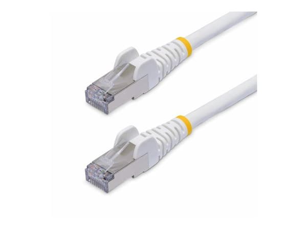 - StarTech.com - StarTech.com 5m Hvid CAT8 Ethernet Kabel, Snagless, S/FTP, 25G/40G - Tilslutningsledning - RJ-45 (M) til RJ-