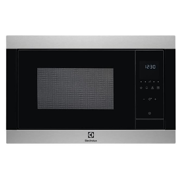 Indbygningsmikroovn - ELECTROLUX - CMS4253TMX - Anti-fingerprint rustfrit stål - H 388 x B 595 x D 400 mm Anti-fingeravtryck rostfritt stål