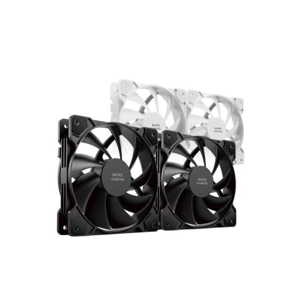Sæt 2 120 mm blæsere - MARS GAMING - MF-PROX2 - Ultra-Silent - Anti-Vibration System