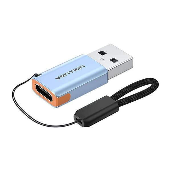USB-adapter - VENTION - CUAH0 - USB-A 3.1 han til USB-C hun - Hurtig opladning - Dataoverførsel