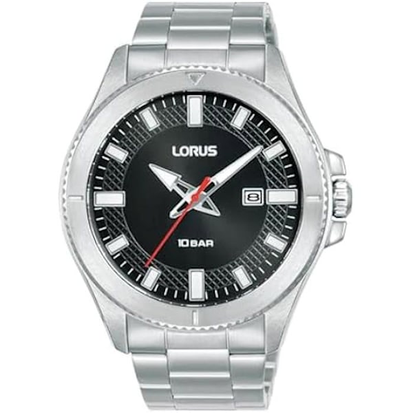 LORUS Herre Analogisk Quartz Ur med Armbånd i Rustfrit Stål RH995PX9 Rostfritt stål
