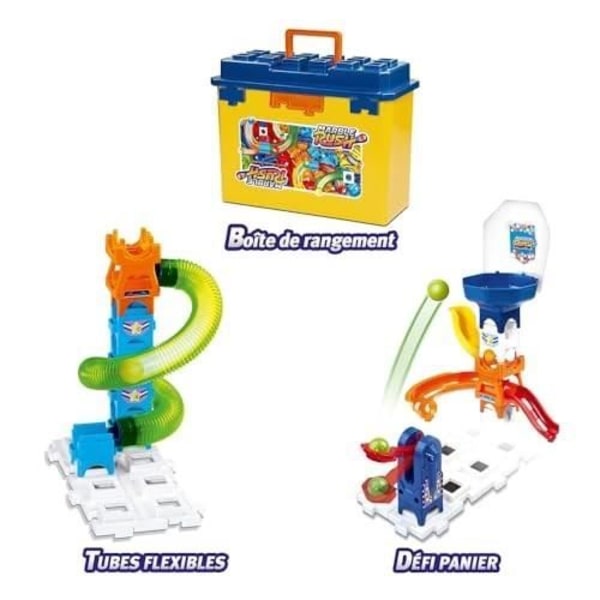 VTECH MARBLE RUSH - BYGG & FÖRVARA LÅDA SET M400 Flerfärgad