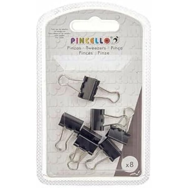 Klipptång - PINCELLO - Liten svart metall - 24 enheter - Flerfärgad - 15x24,5x12 cm mångfärgad