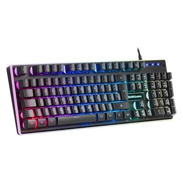 Klaviatur - Mars Gaming - MK320ES - RGB - USB 2.0 - Mekanisk - Sort Sort
