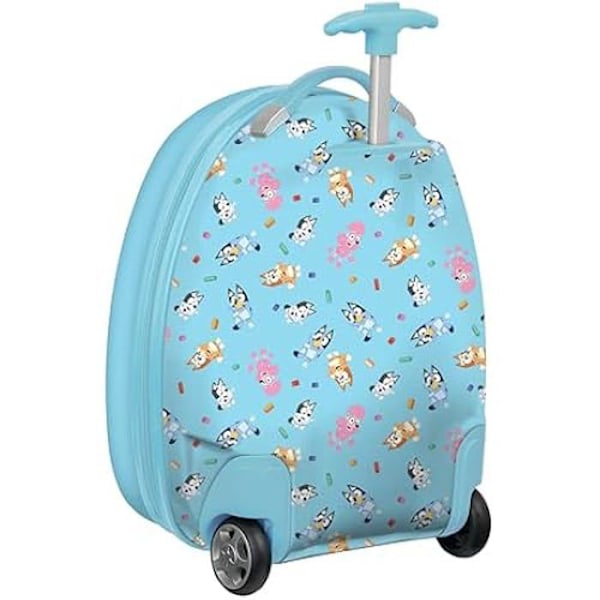 SAFTA Mjuk resväska - Sky Blue Cabin Trolley 28x23x43cm - Kombinationshänglås - 4 360° hjul Himmelsblå