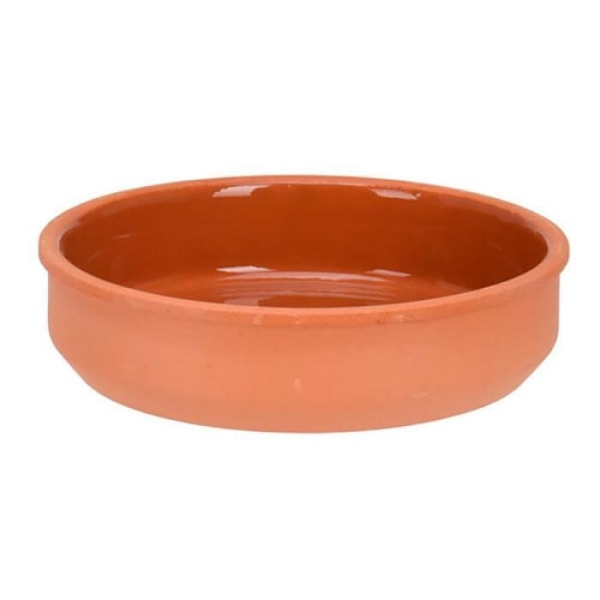 Terrakottamuotit - 2 kpl - Ø15,5 cm - Pinottava - Emaloitu pohja - Mikroaaltokäyttöinen