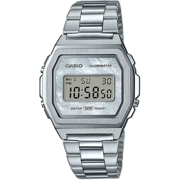 Digital Ur - CASIO - A1000D-7EF - Rustfrit stål - Kvarts - Kvinde
