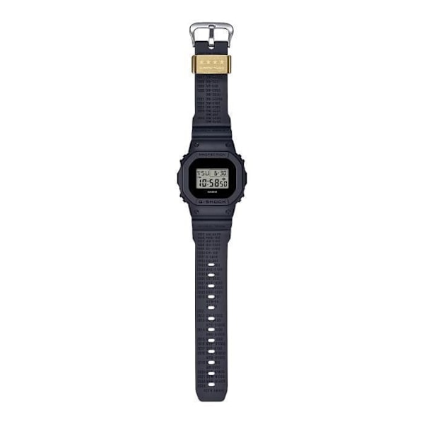 Casio Ur - Mænd - DWE-5657RE-1ER - Vandtæt 20 Atm - Sort Plastrem Svart