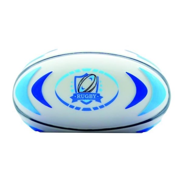 Digital vækkeur med lysende natlampe, rugby bold i 3D og lydeffekter Flerfärgad