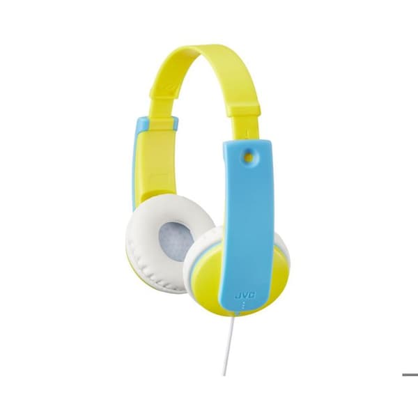 Tinyphone gule og blå børnehovedtelefoner JVC HA-KD7-Y-E Gul og blå