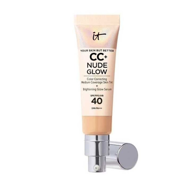 Meikkivoide - It Cosmetics - Ihosi mutta parempi CC Nude Glow - SPF 40 - Keskiväri - 32Ml Nude Glow