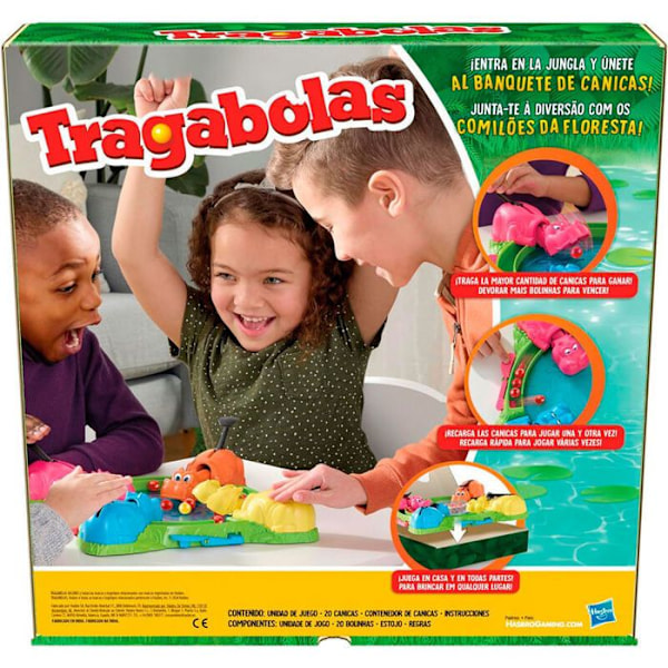 Hasbro Selskabsspil Hungry Hippos mångfärgad
