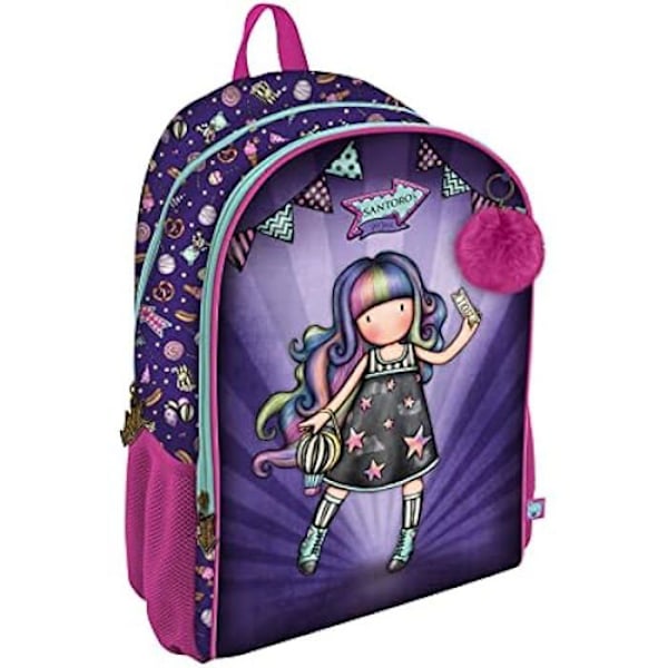 Mochila - SANTORO - Gorjuss - Flerfärgad - Barn - 2 dragkedjor Flerfärgad