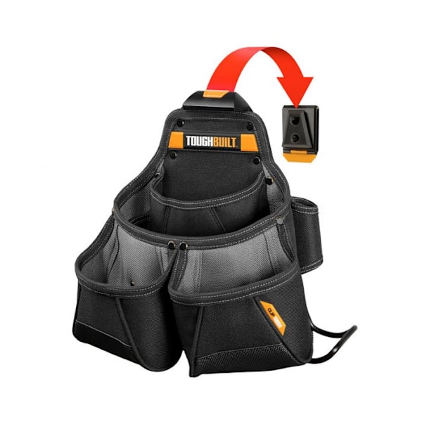 TUGHBUILT 9 FUNKTIONS TØMMERVÆRKTØJSLomme TB-CT-02