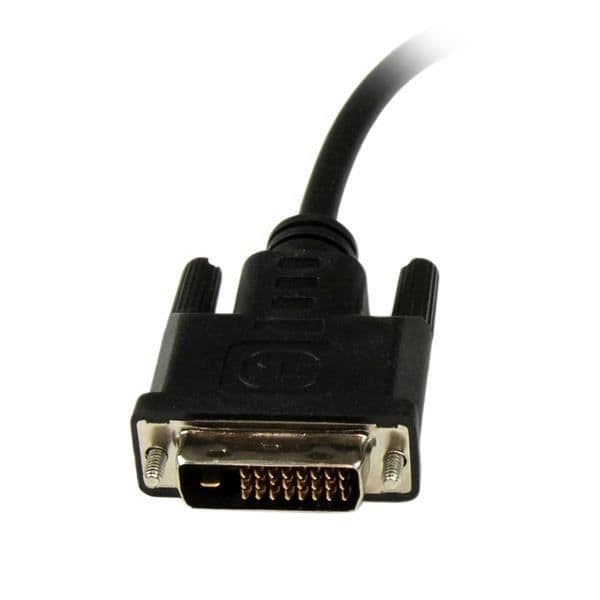 DVI til VGA adapterkabel - DVI-D til HD15 konverter - 1920 x 1200 - Sort
