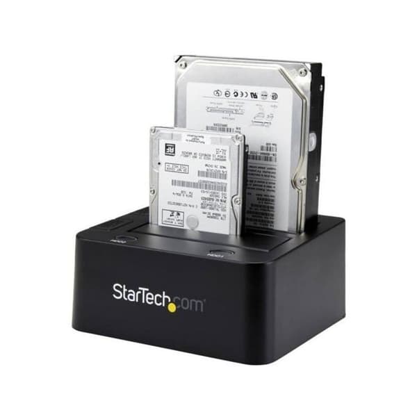 Dockingstation - STARTECH - SDOCK2U33 - USB 3.0 - 2 SATA III harddiske - Sort