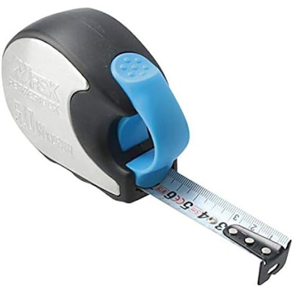 Flexometer - FERRESTOCK - 5MX25MM - Rustfrit stål - Nylonbelægning - Polstret rekylsystem Gul