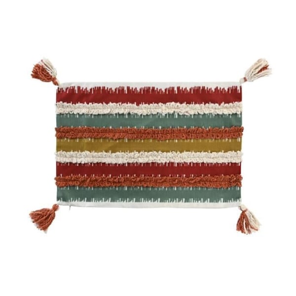 kuddfodral 60 x 1 x 40 cm flerfärgade ränder