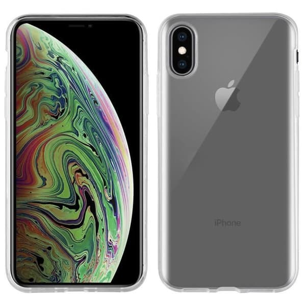 FUNDA MUVIT til Change RECYCLETEK Transparent ANTIMIKROBIEL MCCRS0006 til Apple IPHONE X - Fleksibel