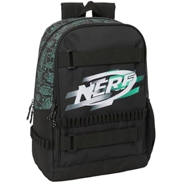 Reppu - SAFTA - NERF-PELAAMINEN - Mukava ja monikäyttöinen - Soveltuu kärryyn - Lapsille