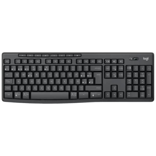 Hiiri ja näppäimistö - Logitech - MK370 - Bluetooth - Musta - Ranska