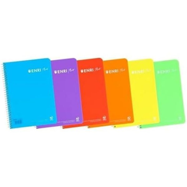 Notebook - ENRI - S8421470 - Flerfärgad - 15,25 x 3,68 x 22,61 cm - Blandat Flerfärgad