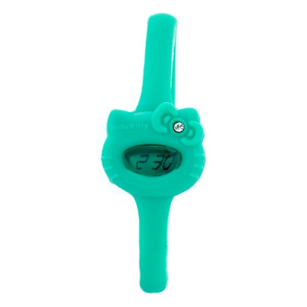 Hello Kitty børneur HK7123L-14 (27 mm) - Hello Kitty - Kvarts - Resin - Unisex grön/grön