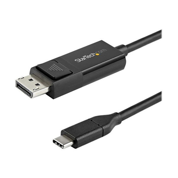 StarTech.com USB C til DisplayPort 1.2 4K 60Hz-kabel, 1m - Tovejs DP til USB-C eller USB-C til DP videoadapterkabel Rev.