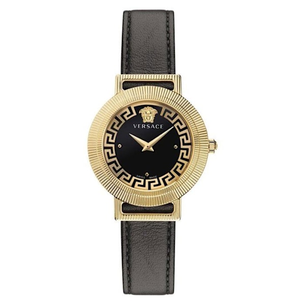Ur - Versace - VE3D00322 - Læder Sort - 35 mm - Vandtæt op til 5 bar Svart