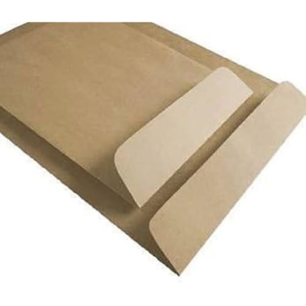 Kraft-pussit - SAM - Pakkaus 1000 - 120 x 170 mm - Valkoinen - Paino 70 g/M² Vit, brun.