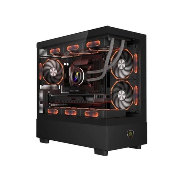 PC kabinet - KEEP OUT - XC-301 - Micro ATX/ITX - Sort - 420mm ventilator