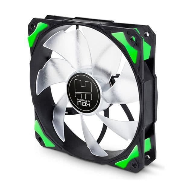 Nox Fan HFAN 12cm Grøn Led