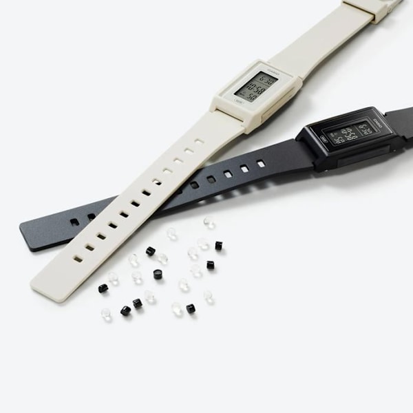 Casio Watch - Unisex - LF-10WH-8EF - Vattentät 3 Atm - Grå plastrem Grå